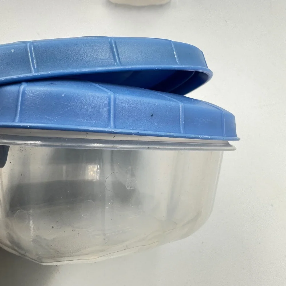 Rubbermaid Food Storage Containers Blue Servin Saver Set 1.3 2.4 6.5
